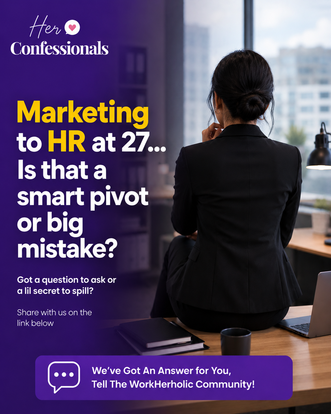 Marketing to HR at 27… Is that a smart pivot or big mistake?